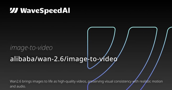 Wan 2.6 · Image to Video example reference.