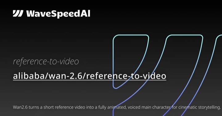 Wan 2.6 · Reference to Video example reference.