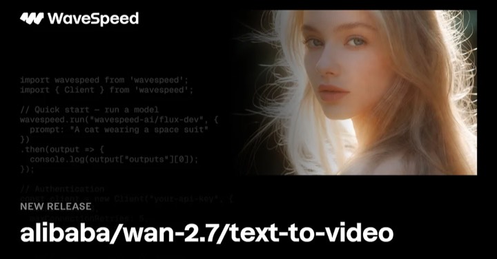 Wan 2.7 · Text to Video example reference.