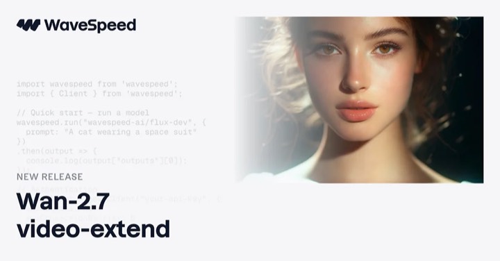 Wan 2.7 · Video Extend example reference.