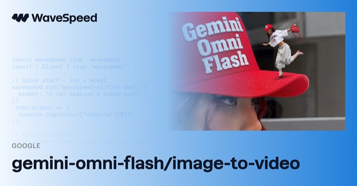 Gemini Omni Flash · Image to Video example reference.