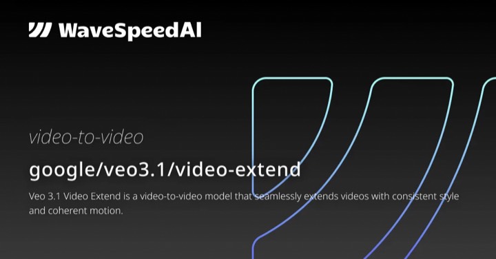 Veo3.1 · Video Extend example reference.
