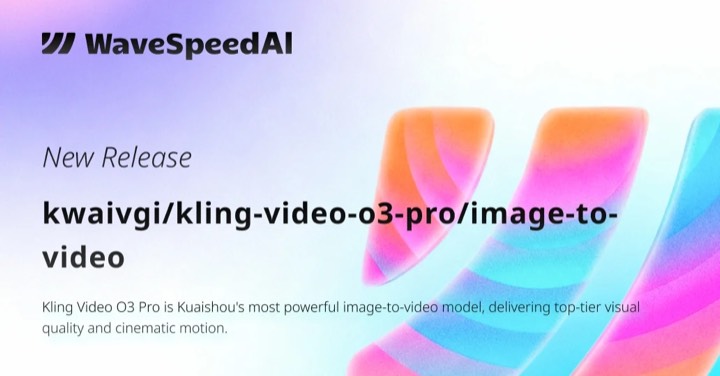 Kling Video O3 Pro · Image to Video example reference.