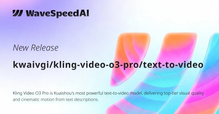 Kling Video O3 Pro · Text to Video example reference.