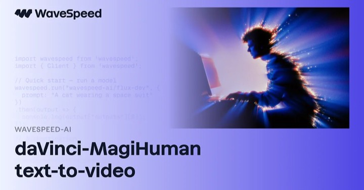 Davinci Magihuman · Text to Video example reference.