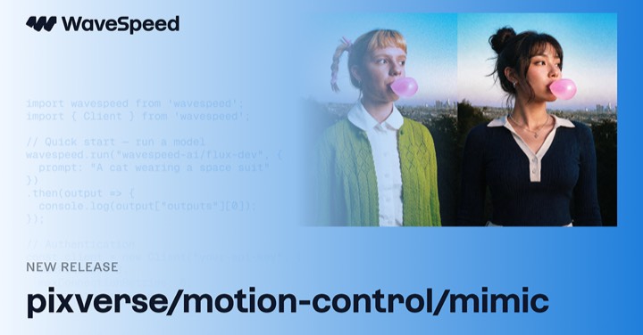 Motion Control · Mimic example reference.