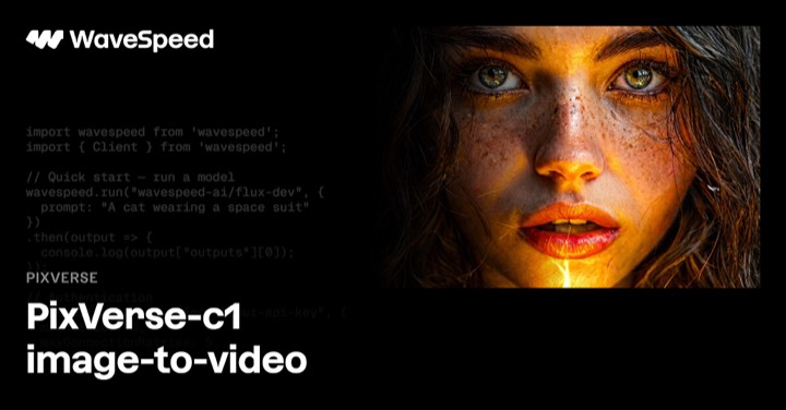 Pixverse C1 · Image to Video example reference.