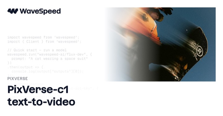 Pixverse C1 · Text to Video example reference.