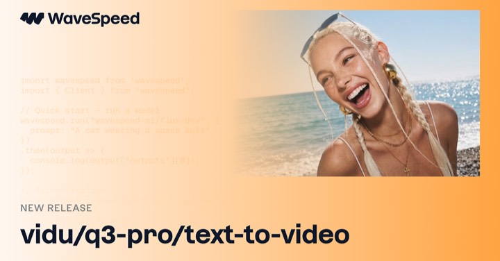 Q3 Pro · Text to Video example reference.