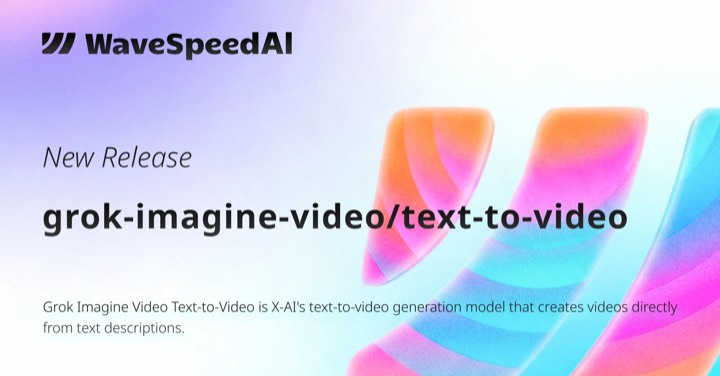 Grok Imagine Video · Text to Video example reference.
